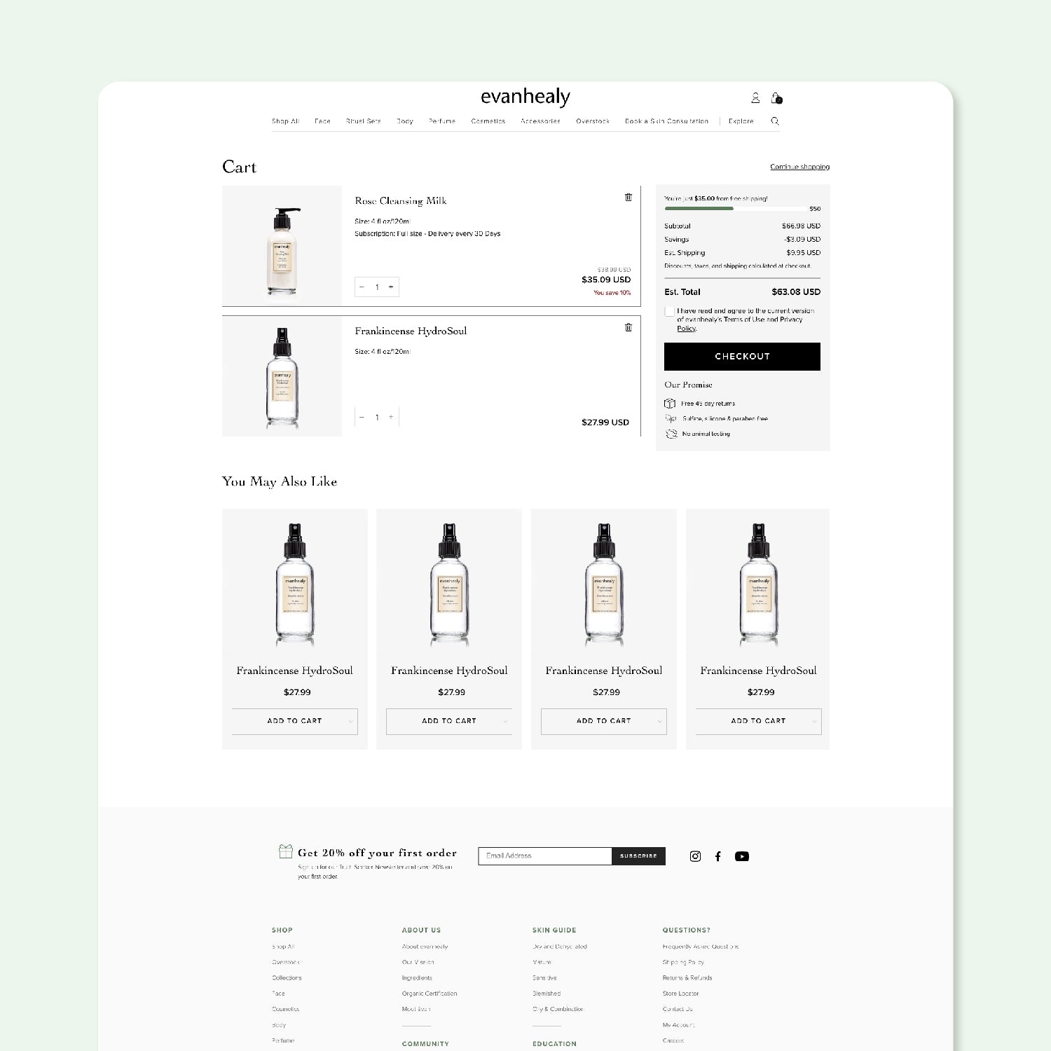 evanhealy website showcase