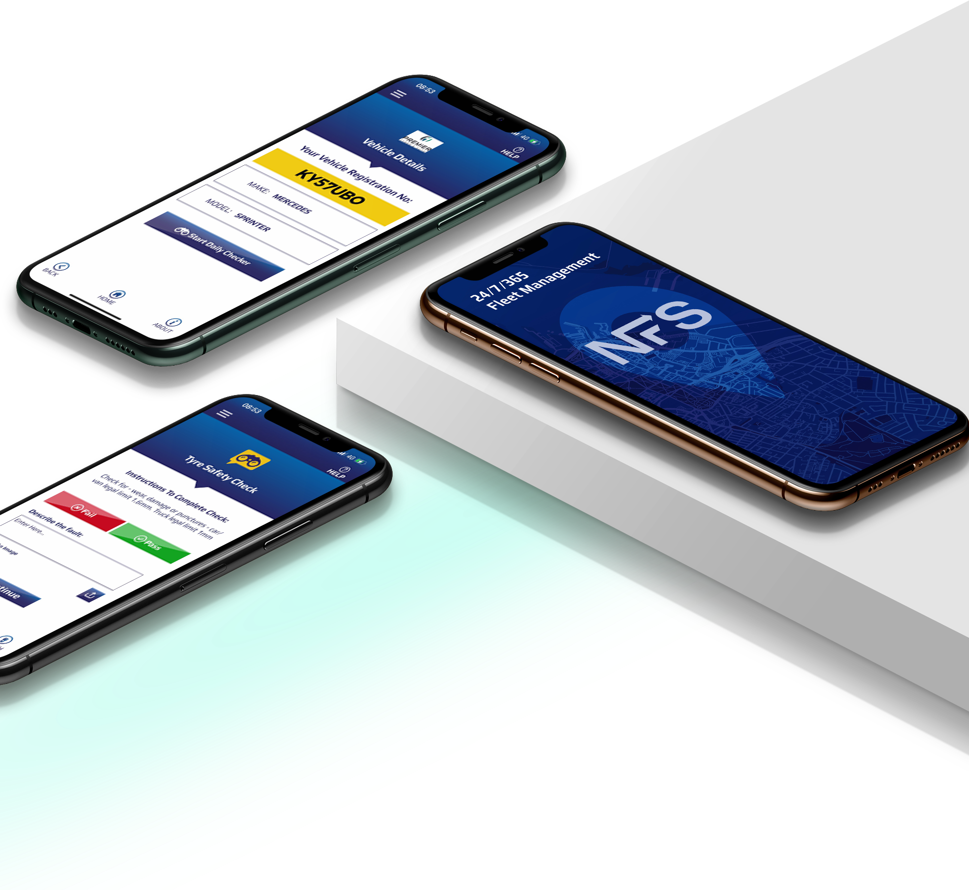 Daily Checker App Mockups
