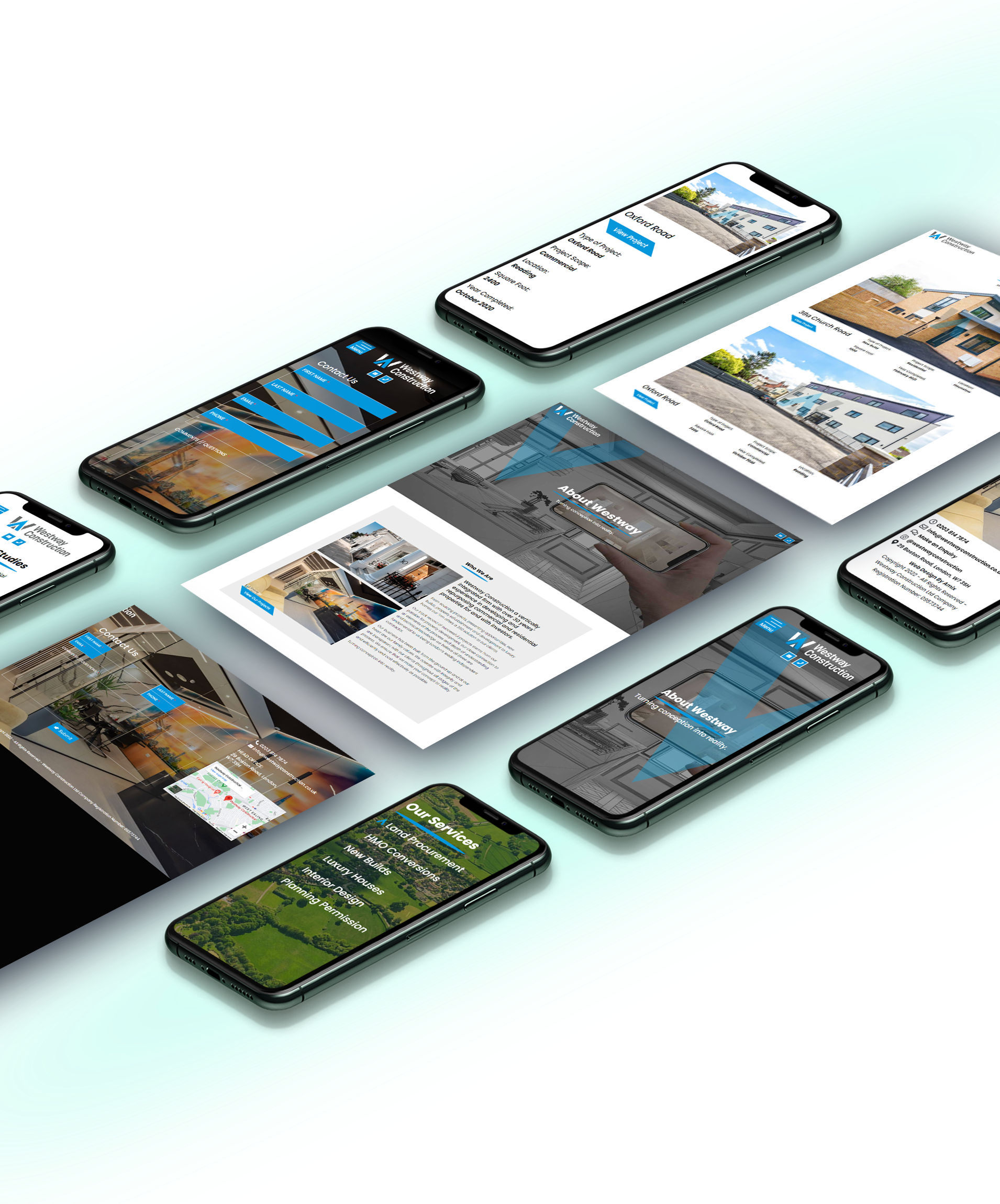 Westway Construction Mockups